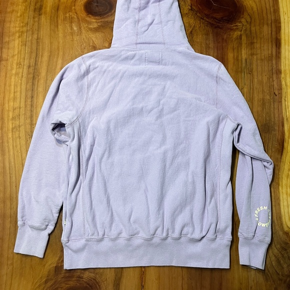 Fresh Cut Flowers Men's Hoodie Large Embroidered Unisex Pace of Nature Cotton N8 - Picture 6 of 6